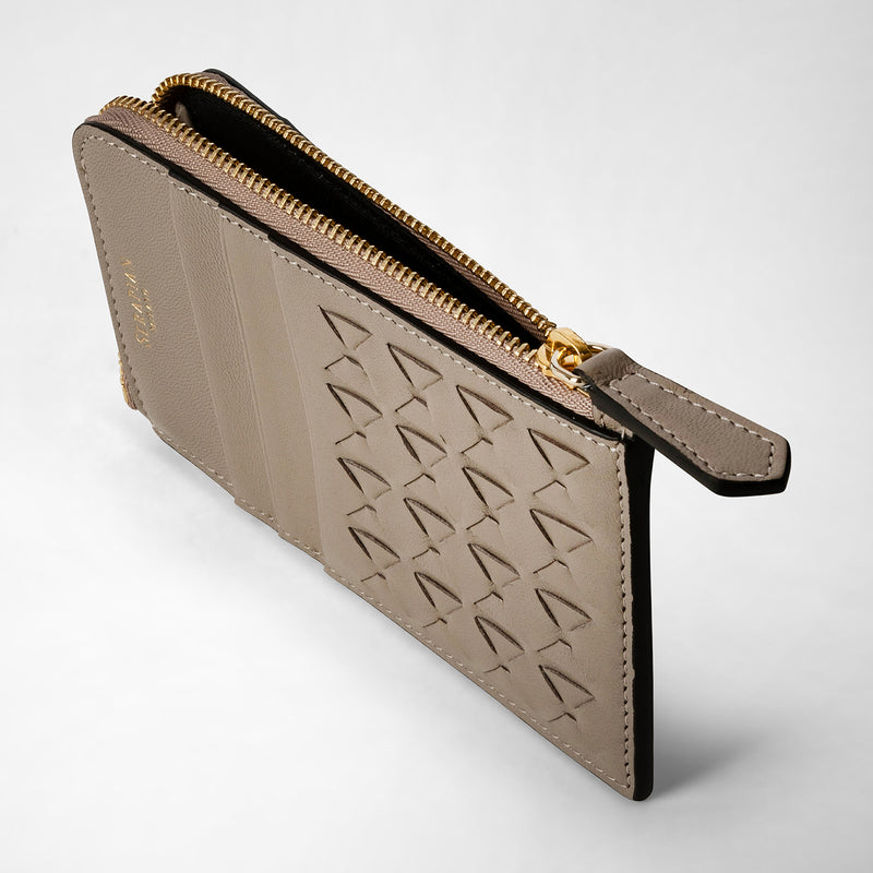 Serapian Portacarte con zip in mosaico sahara In Linea