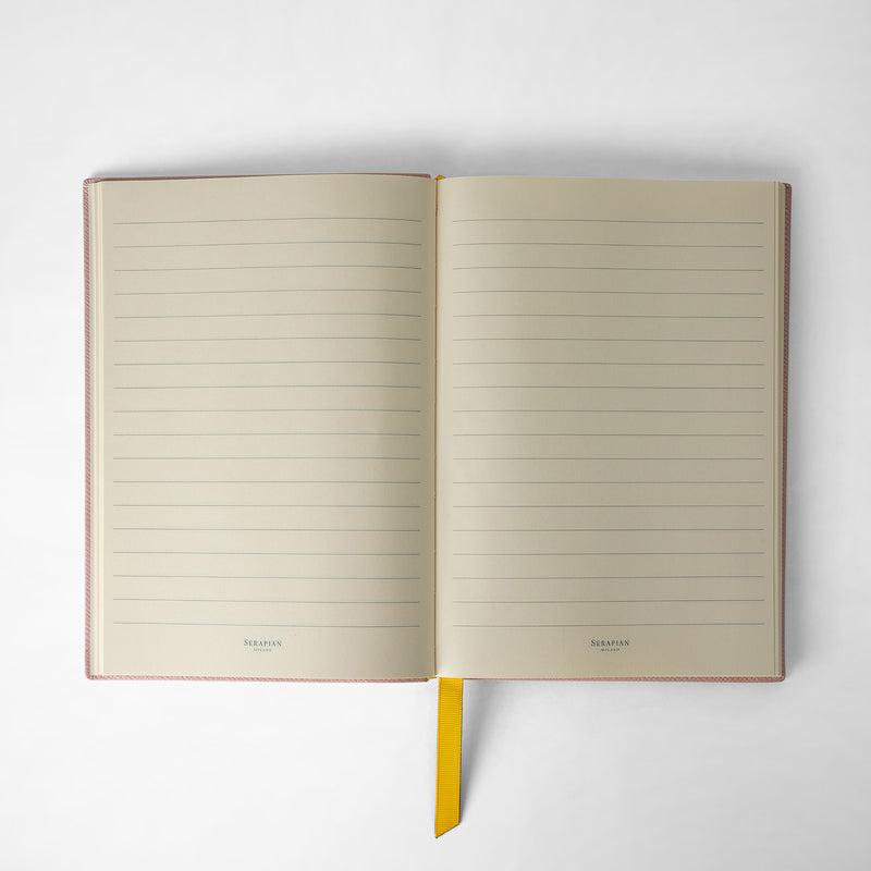 Serapian Notebook in evoluzione leather quartz Fino Al -60%