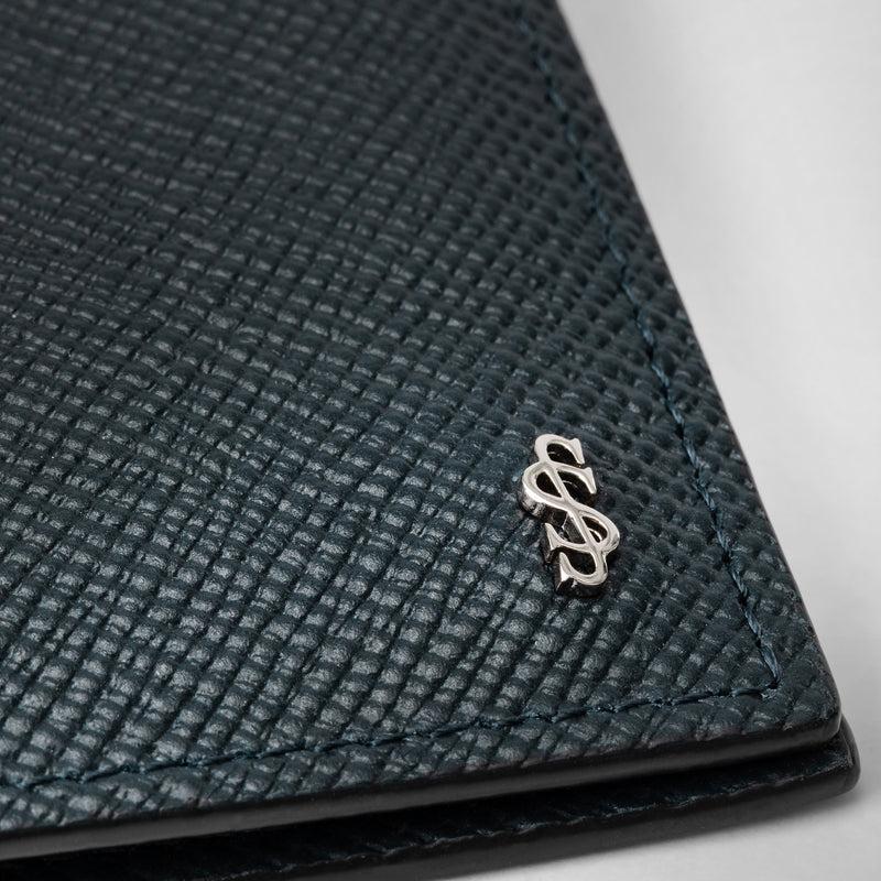 Serapian Portafoglio 8 carte pelle evoluzione blu navy Saldi