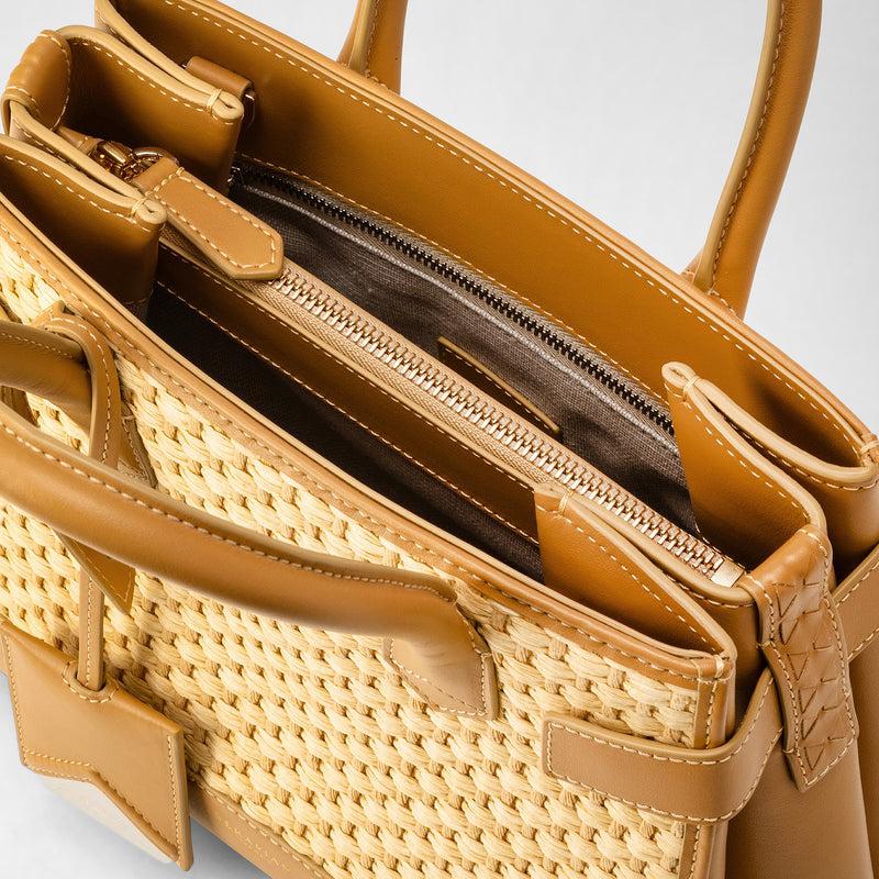 Serapian BORSA A MANO MELINÉ IN RAFFIA Offerta esclusiva