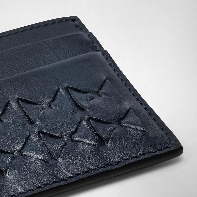 Serapian 4-card holder in mosaico navy blue Offerta natalizia