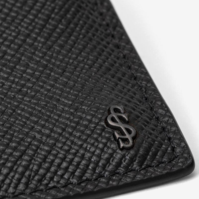 Serapian Portacarte per 4 carte pelle evoluzione nero Offerte esclusive