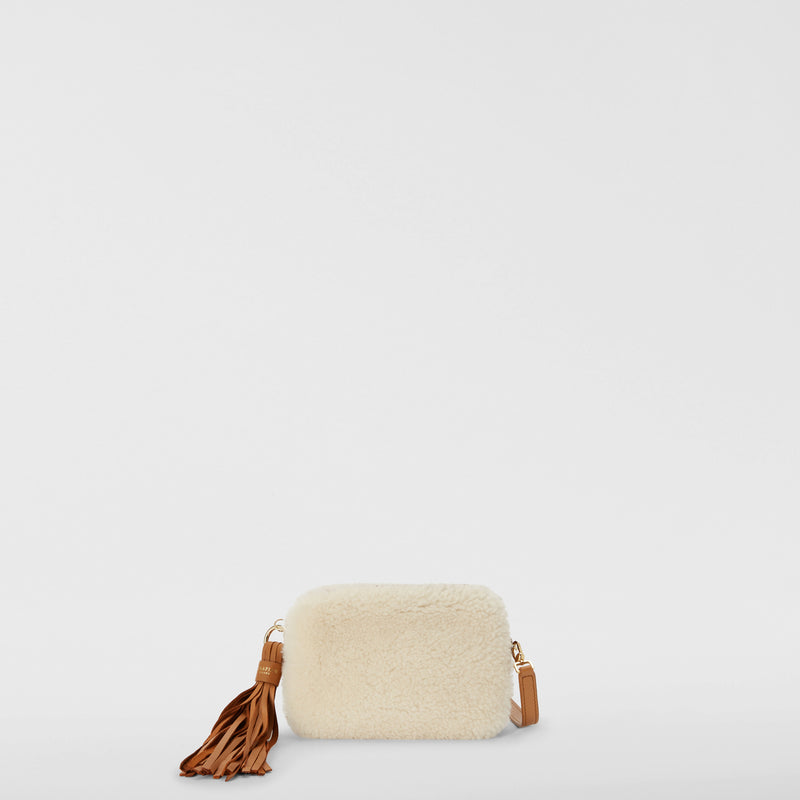 Serapian BORSA MINI IN SHEARLING Offerte stagionali