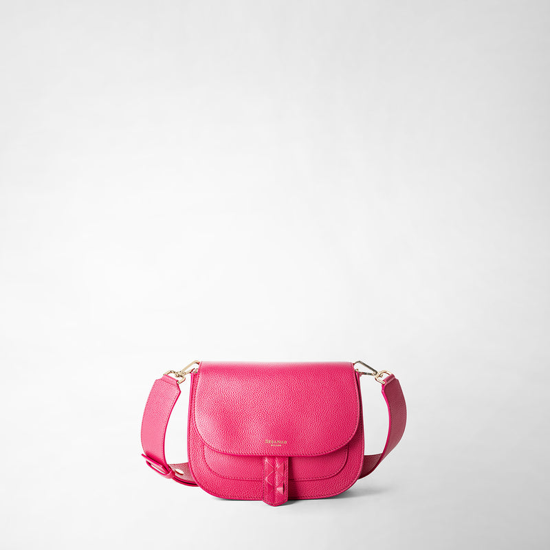 Serapian Luna crossbody bag in rugiada leather petal Liquidazione