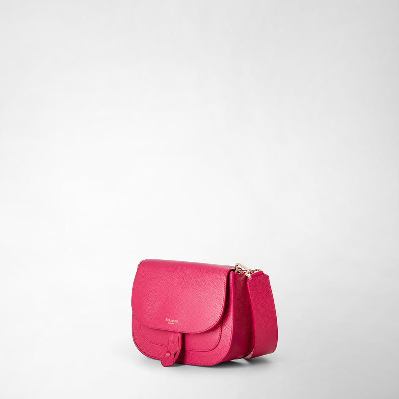 Serapian Luna crossbody bag in rugiada leather petal Liquidazione