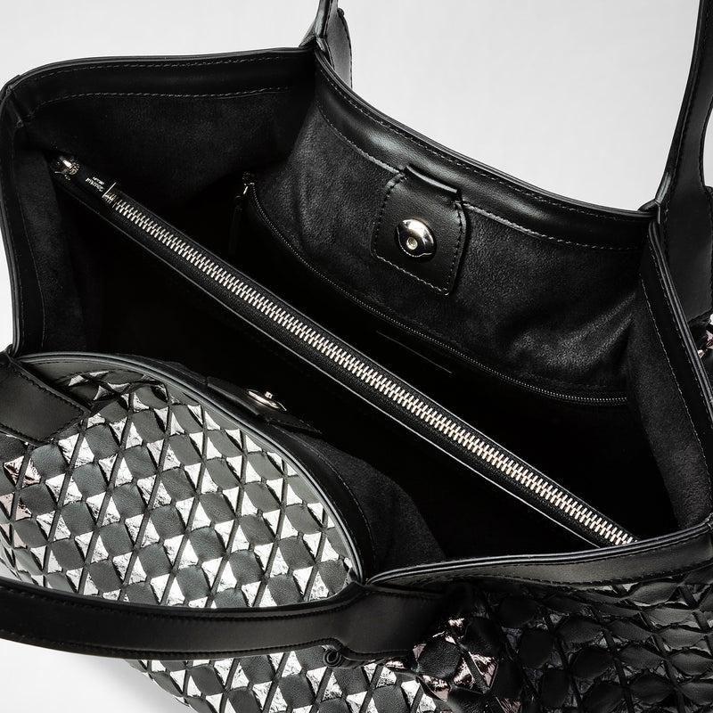 Serapian TOTE BAG SECRET PICCOLA IN MOSAICO ED ELAPHE Comprane uno, ottenene uno gratis