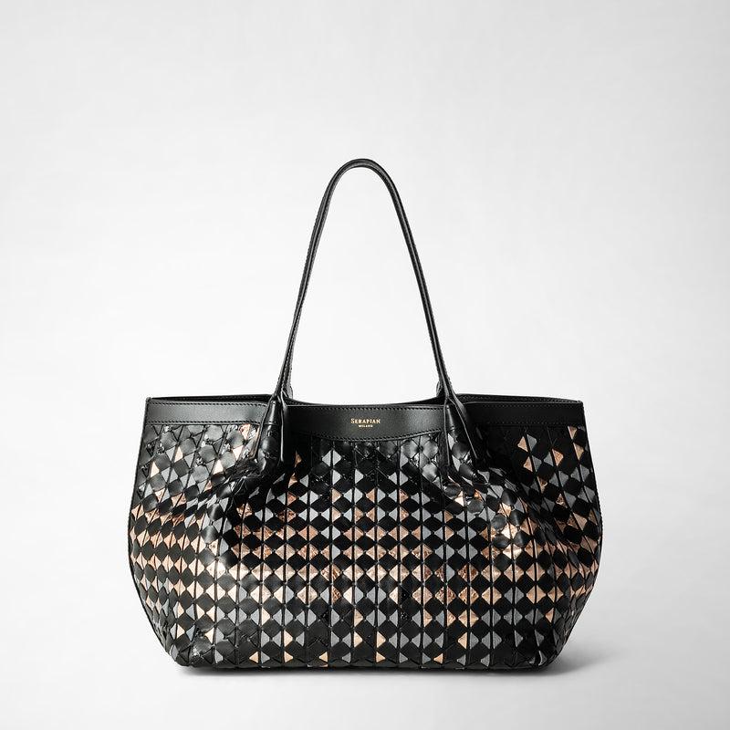 Serapian TOTE BAG SECRET PICCOLA IN MOSAICO MESTIERI D'ARTE Enormi risparmi