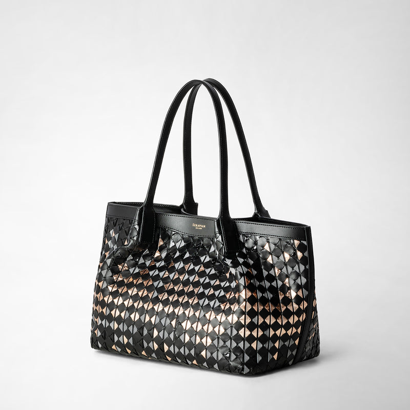 Serapian TOTE BAG SECRET PICCOLA IN MOSAICO MESTIERI D'ARTE Enormi risparmi