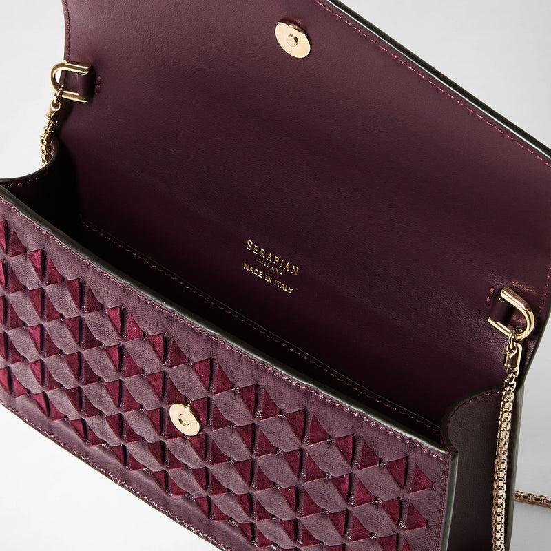 Serapian CLUTCH CON CATENA IN MOSAICO Sconti VIP