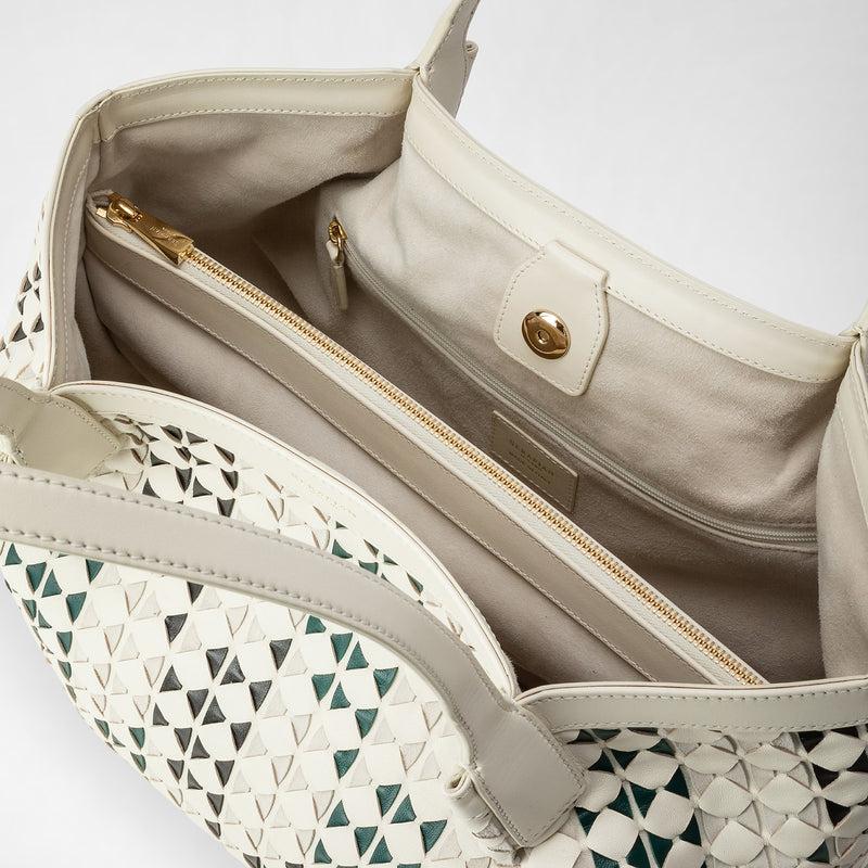 Serapian TOTE BAG SECRET PICCOLA IN MOSAICO MESTIERI D'ARTE Italy