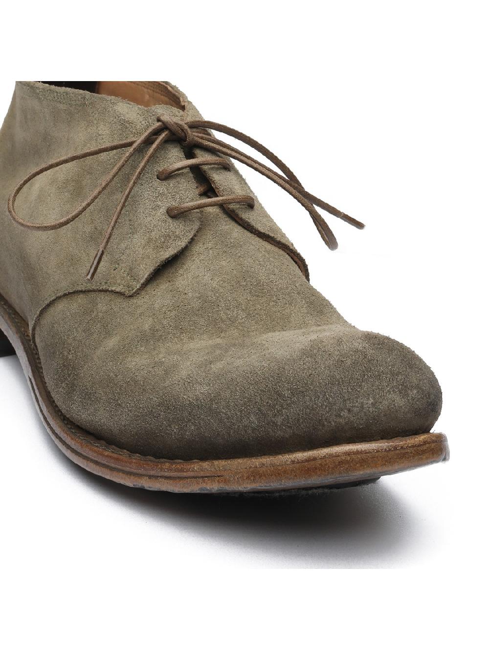 Silvano Sassetti Stivaletti in suede color kaki Qualità Garantita
