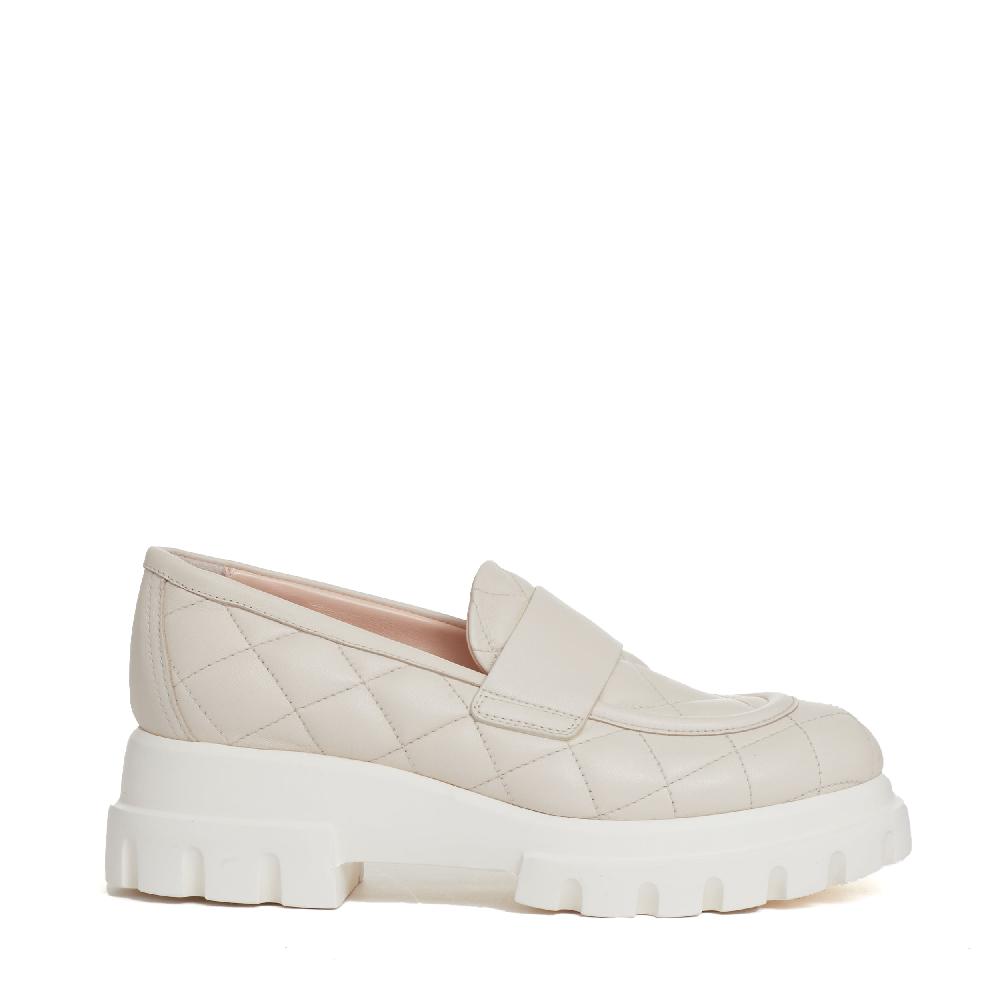 Sorelle Perego mocassino matelasse gesso Offerte