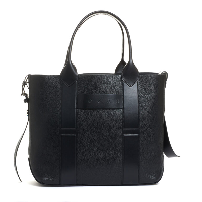 Sorelle Perego shopping media pelle nera Negozi Online
