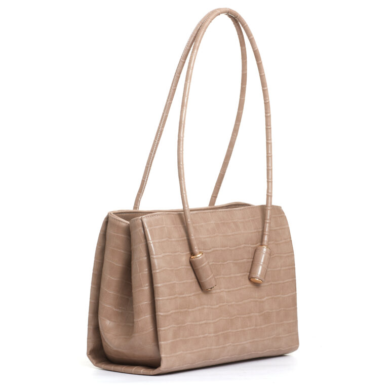 Sorelle Perego borsa in cocco taupe Negozio