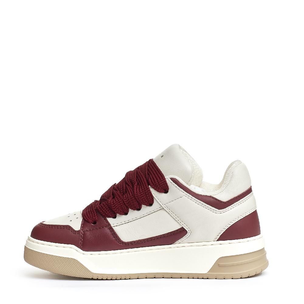 Sorelle Perego Chamallow pelle bianca bordeaux Convenienza