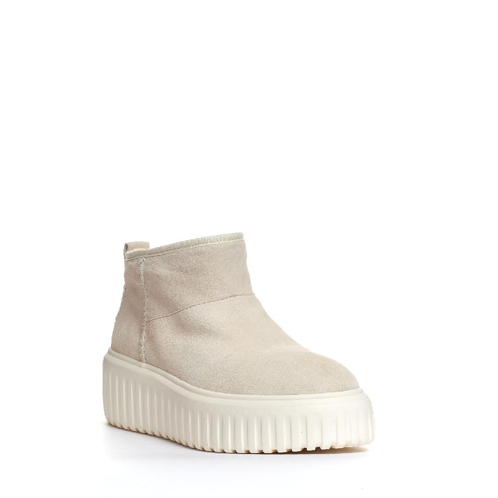 Sorelle Perego boot basso camoscio beige chiaro Vendita Calda