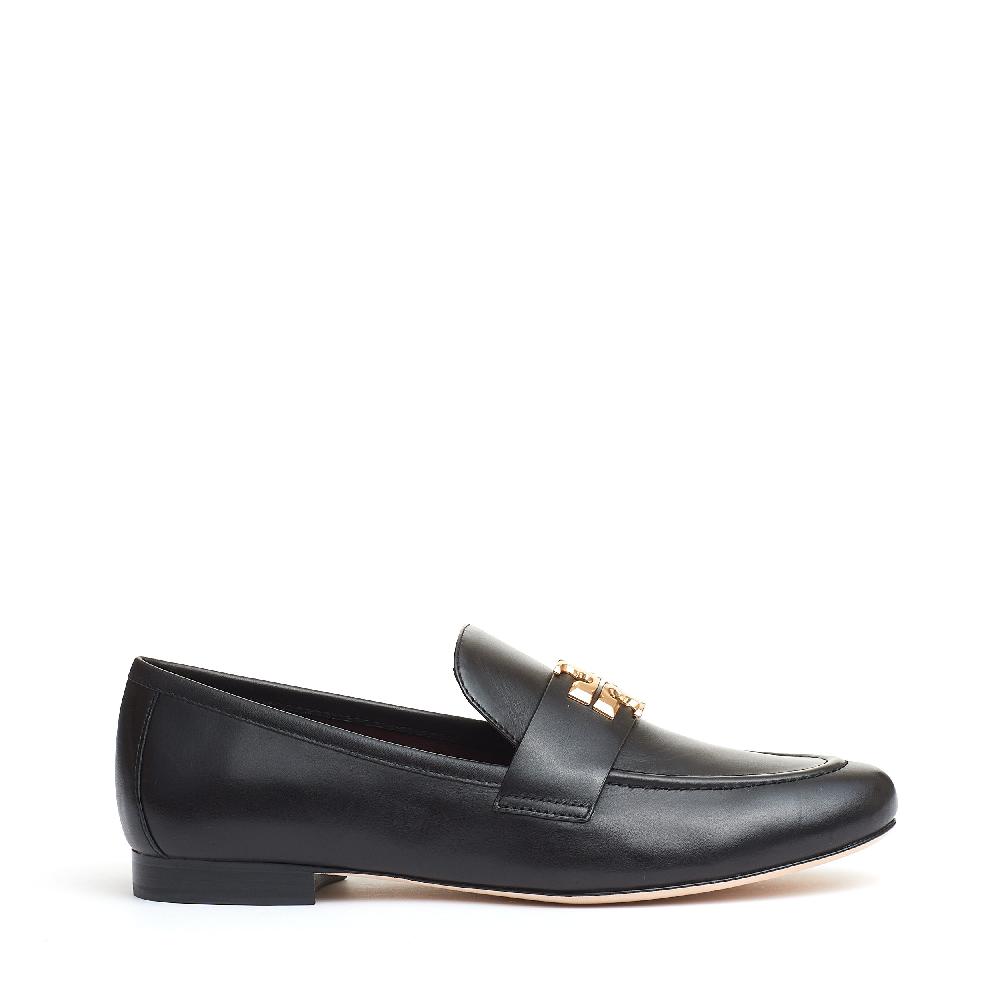 Sorelle Perego mocassino Eleanor pelle nera logo Moda