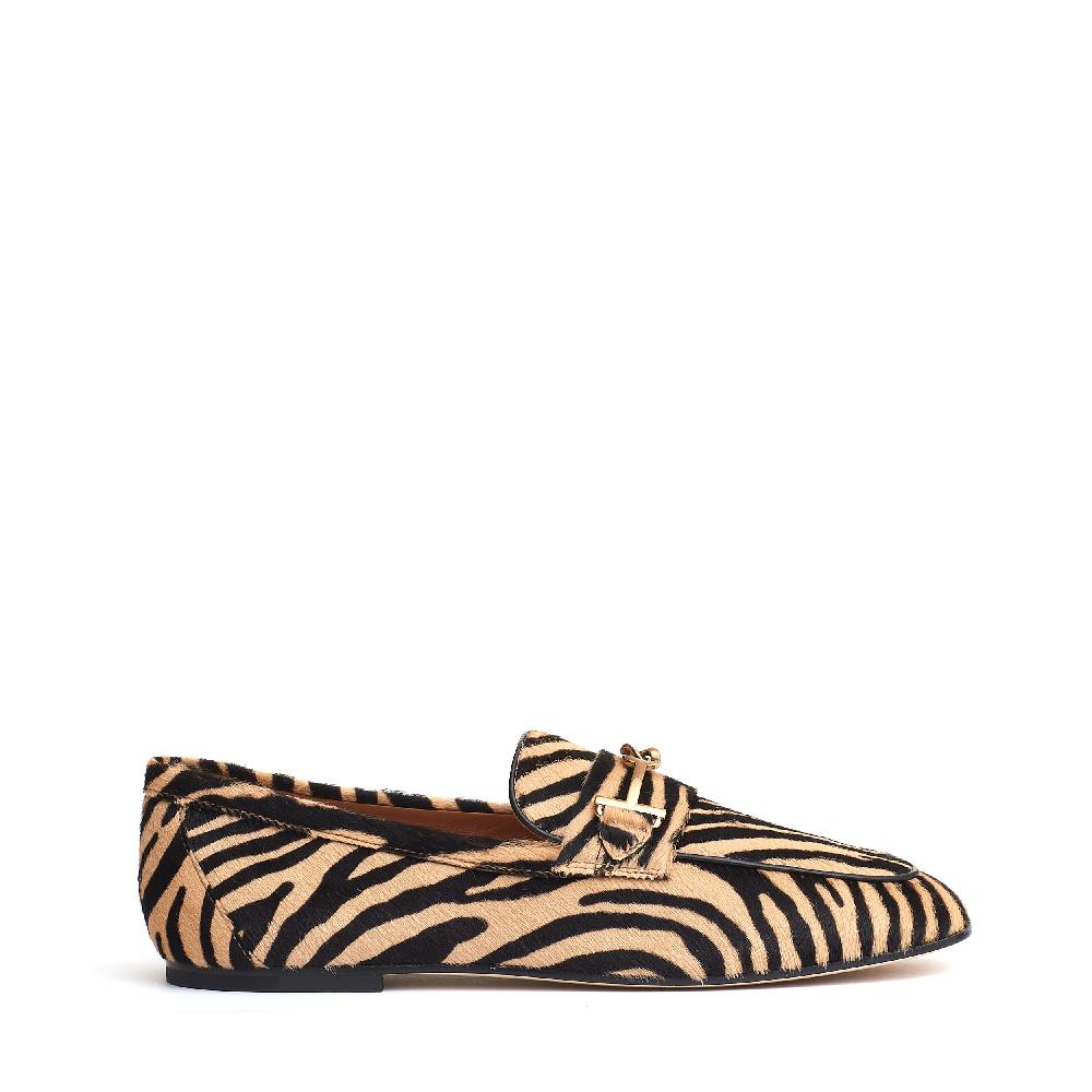 Sorelle Perego mocassino effetto cavallino beige nero Promozione Limitata
