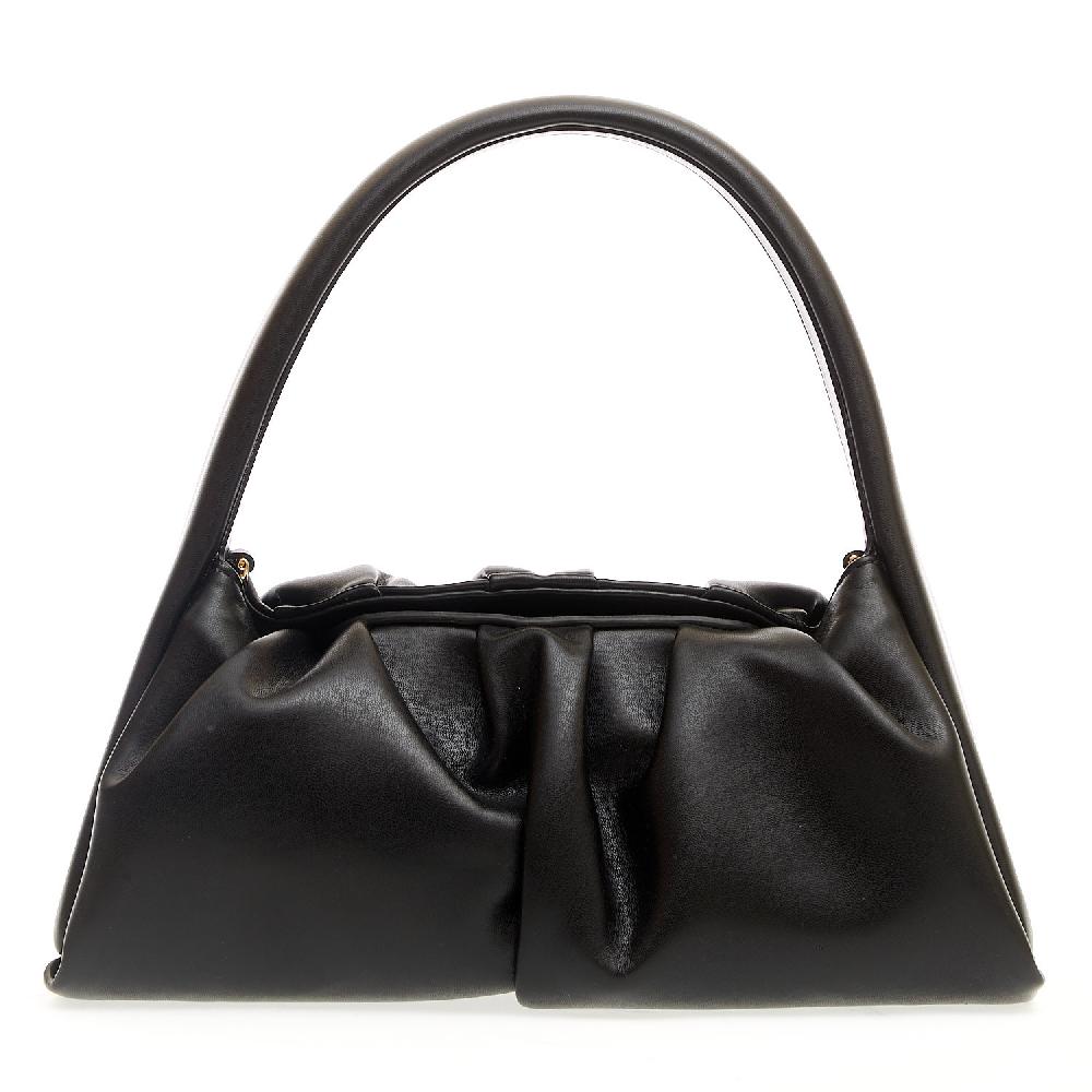 Sorelle Perego borsa arricciata nera Vendita Calda