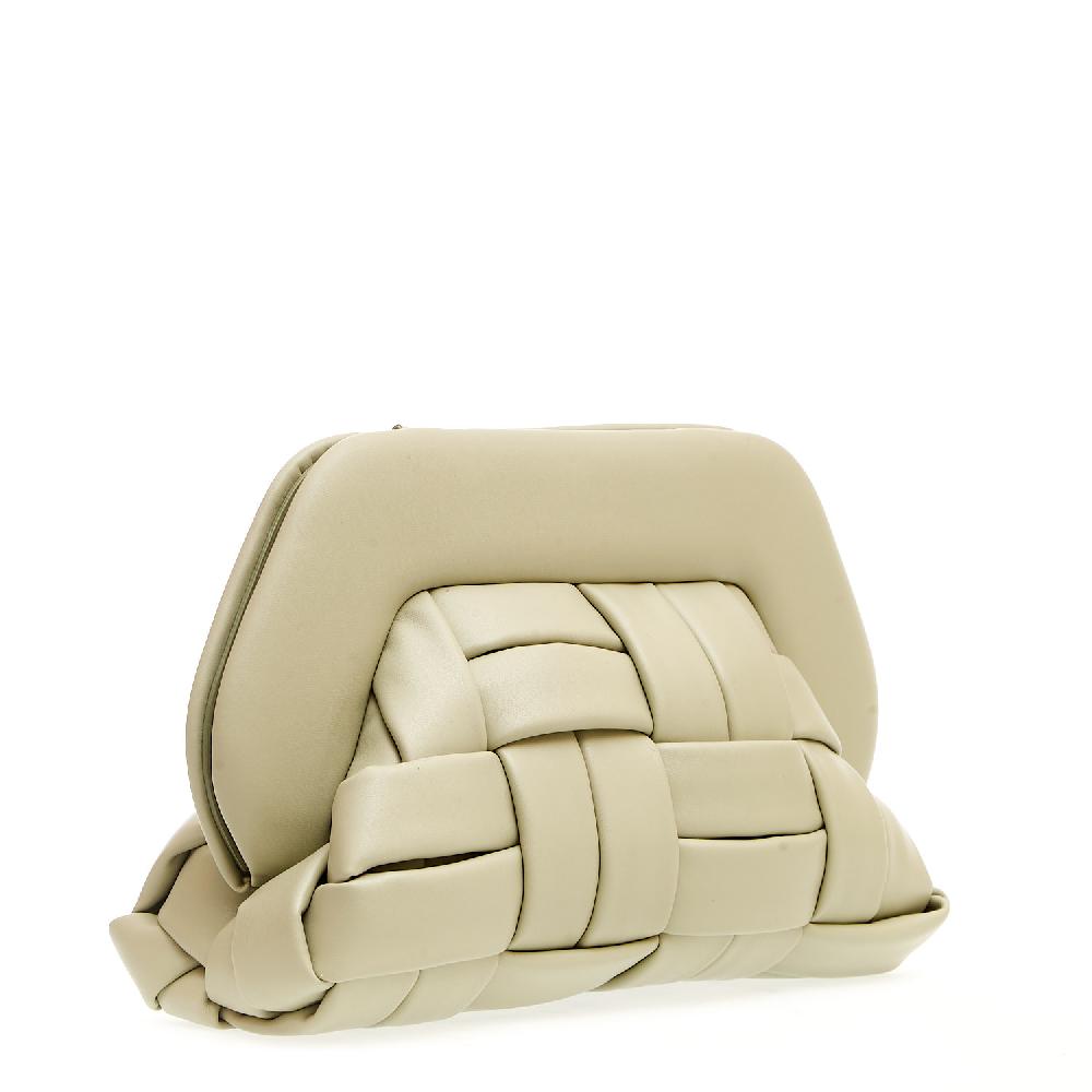 Sorelle Perego Clutch design intrecciato muschio Negozio