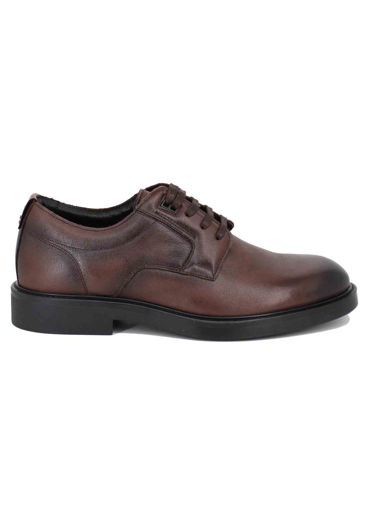 Spatarella Stringate uomo in pelle marrone Negozi Online