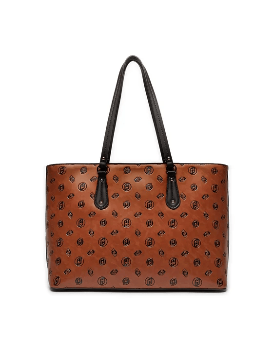 Spatarella Borse donna a spalla in similpelle marrone Moda