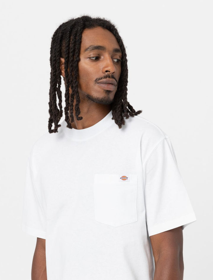 Spatarella T-shirt uomo Luray in cotone bianco dk0a4yfc-whx Affare Del Giorno