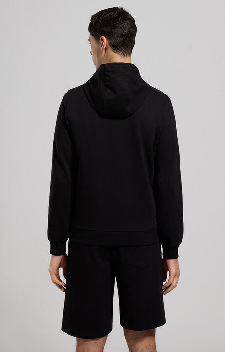Spatarella Felpe uomo in cotone stretch nero pbmf0035-8000 Qualità