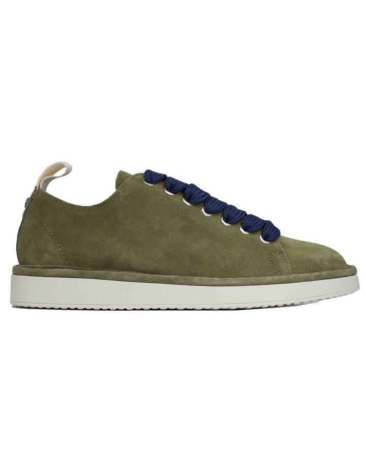 Spatarella Sneakers uomo in camoscio verde Hotsell
