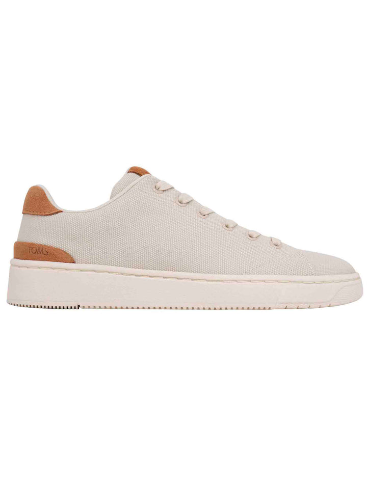 Spatarella Sneakers uomo in tessuto beige Vendita Economica