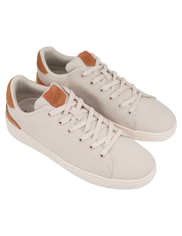 Spatarella Sneakers uomo in tessuto beige Vendita Economica