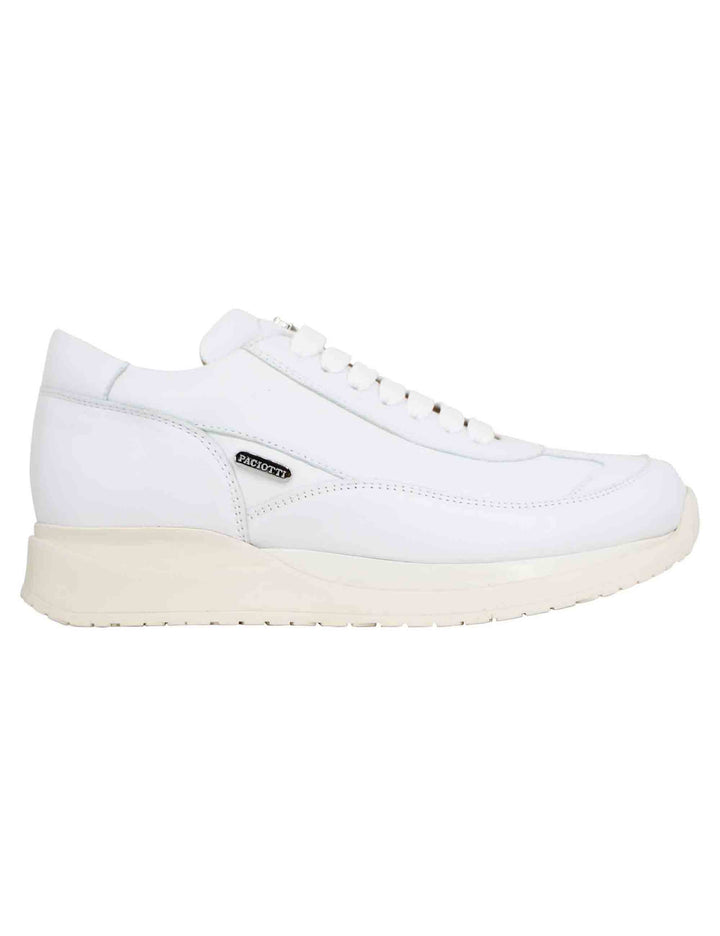 Spatarella Sneakers donna in pelle laminata bianca Qualità Garantita