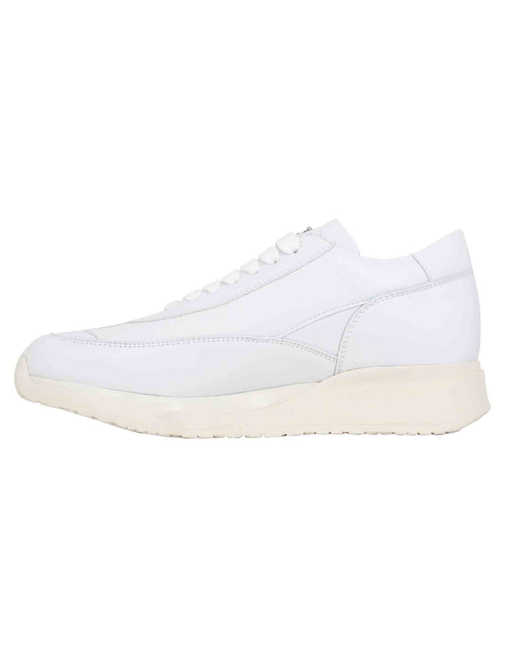 Spatarella Sneakers donna in pelle laminata bianca Qualità Garantita