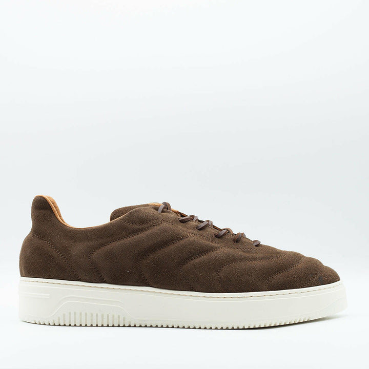 Spatarella Sneakers da uomo Bomber in camoscio marrone Nuovo
