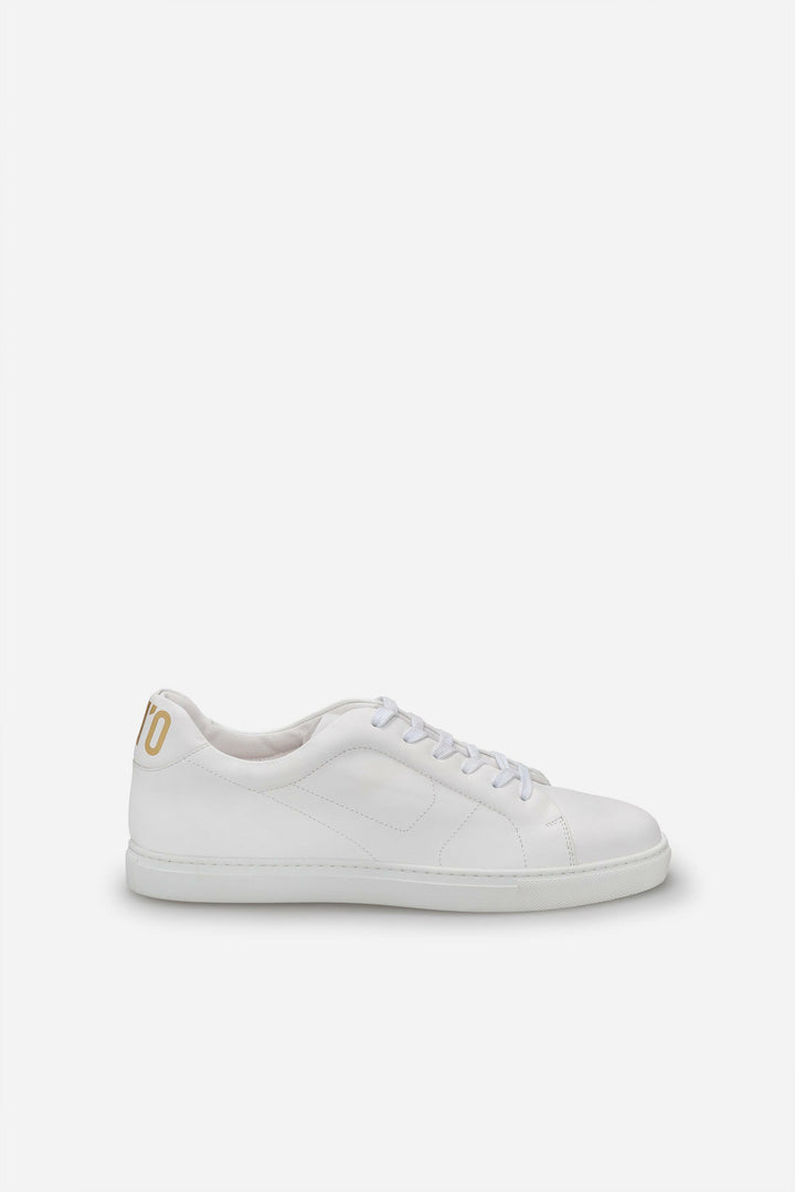 Spatarella Sneakers uomo N.100 in pelle bianca Spedizione Gratuita