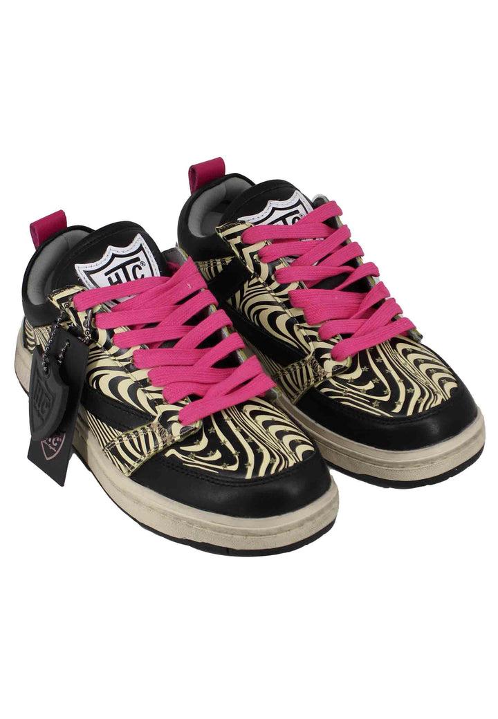 Spatarella Sneakers donna Starlight Zebra in pelle animalier Discount Store per i nuovi prodotti