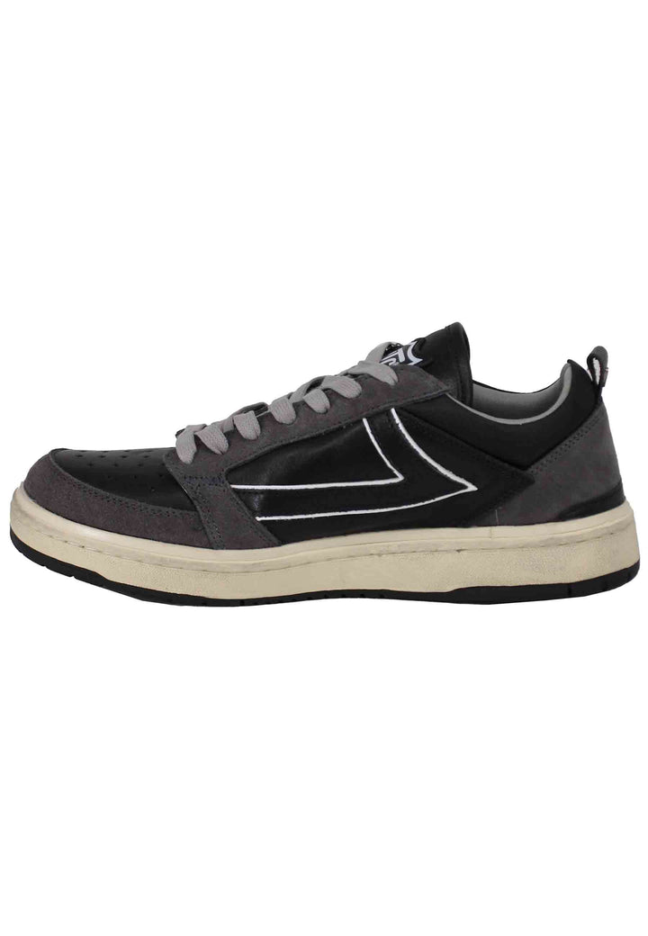 Spatarella Sneakers uomo Starlight Bicolor in pelle nera Solo un giorno rimasto