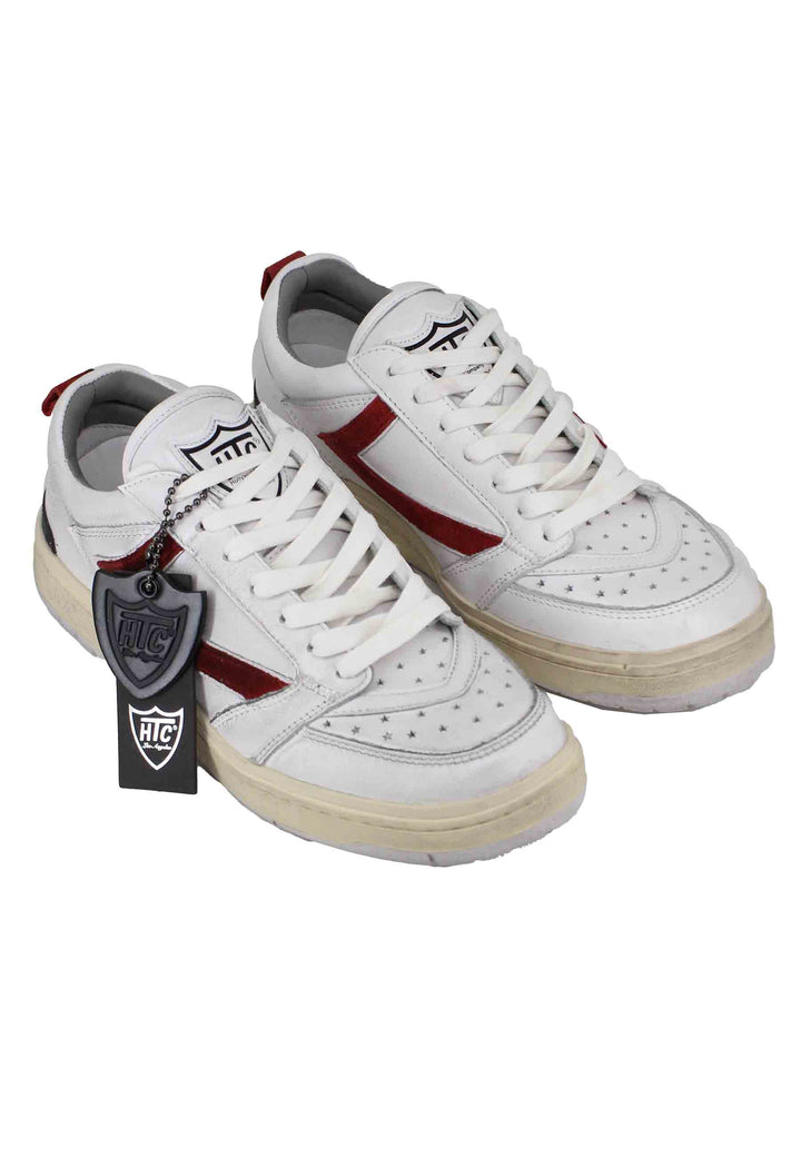 Spatarella Sneakers uomo Starlight Shield in pelle bianca Enormi sconti