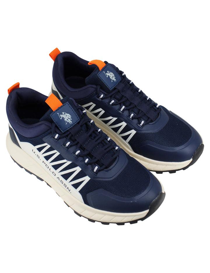 Spatarella Sneakers uomo in tessuto tecnico blu Qualità