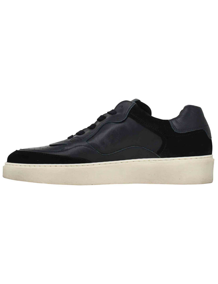 Spatarella Sneakers uomo in pelle nera Qualità Garantita