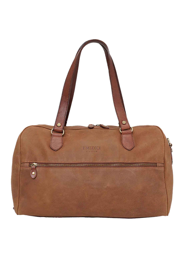 Spatarella Borsa uomo in pelle cuoio con manici lunghi Moda