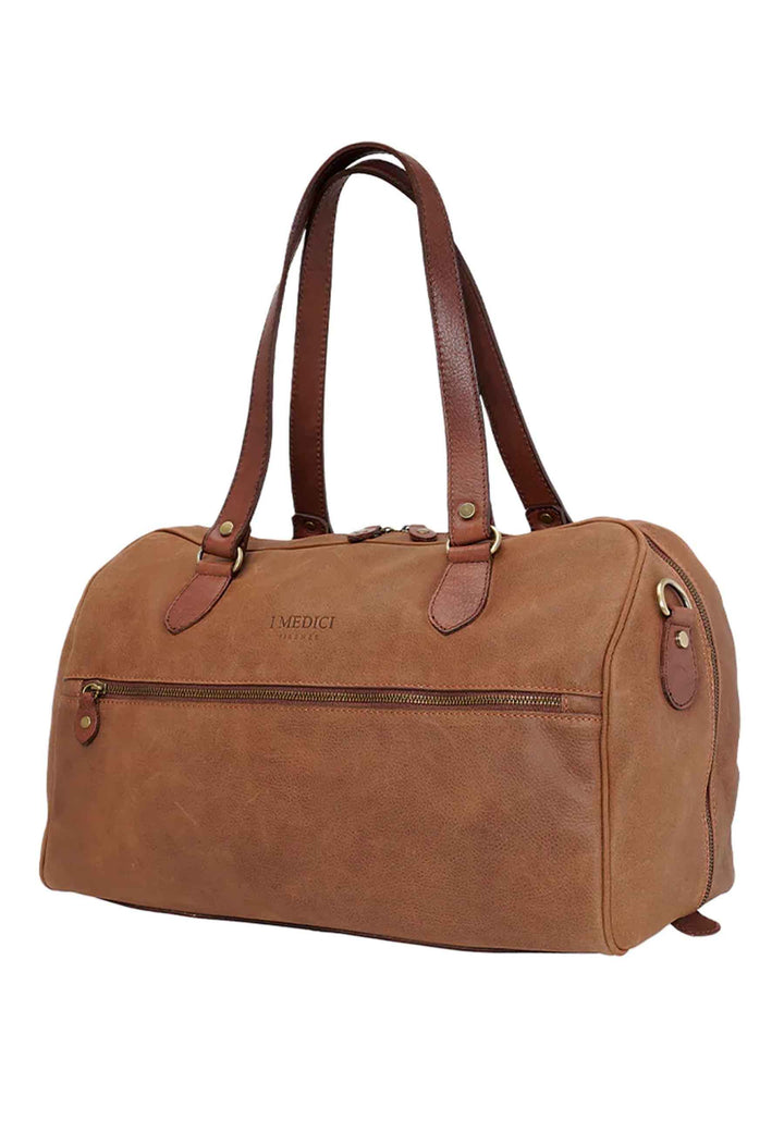 Spatarella Borsa uomo in pelle cuoio con manici lunghi Moda