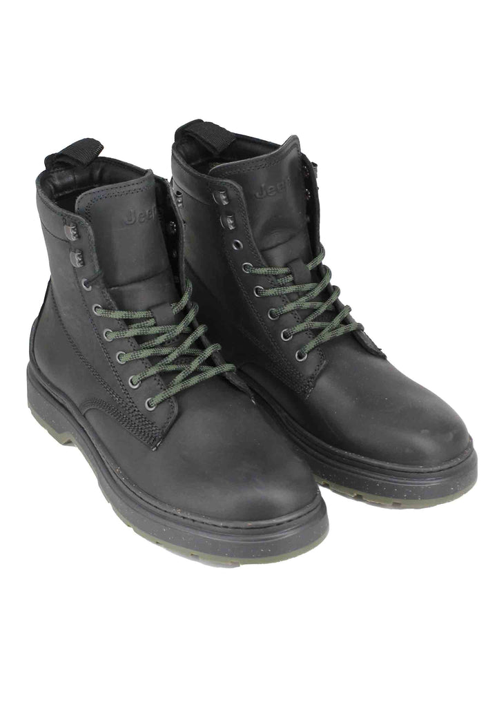 Spatarella Stivaletti anfibi uomo in pelle vintage nera Red Rock Boot Shopping online