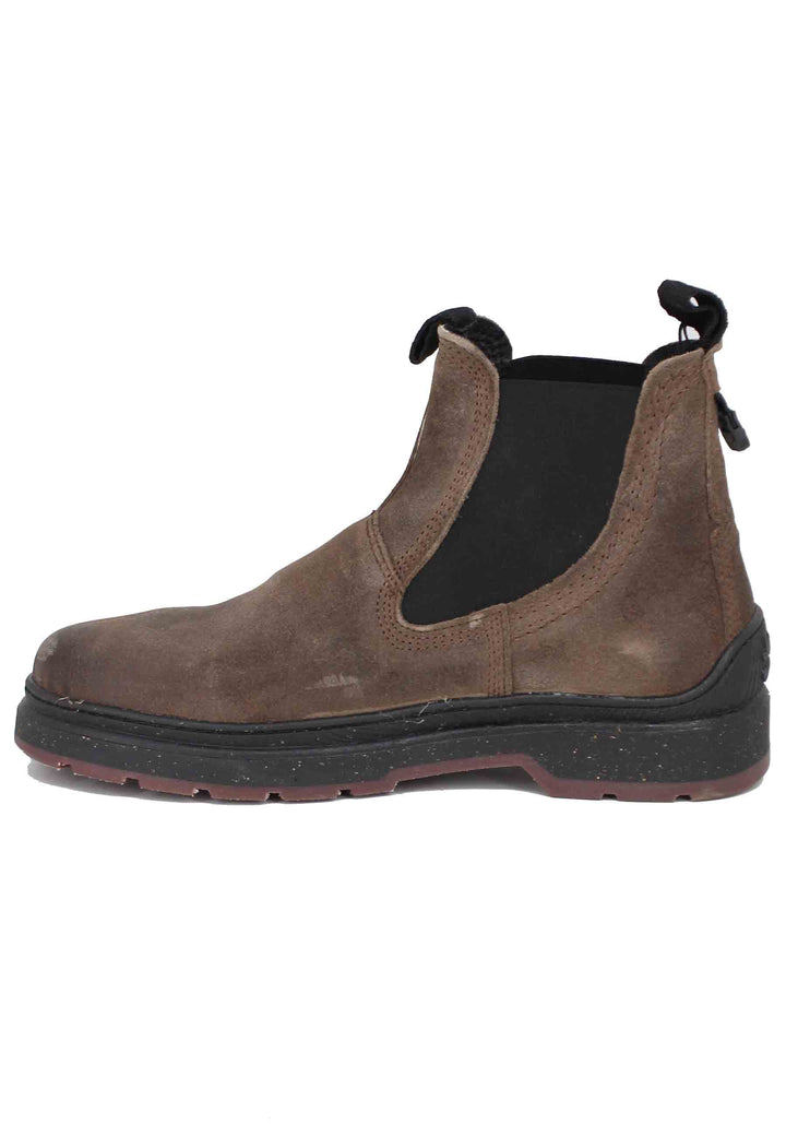 Spatarella Stivaletti chelsea boot uomo in camoscio vintage taupe Red Rock Suede Vendite stagionali