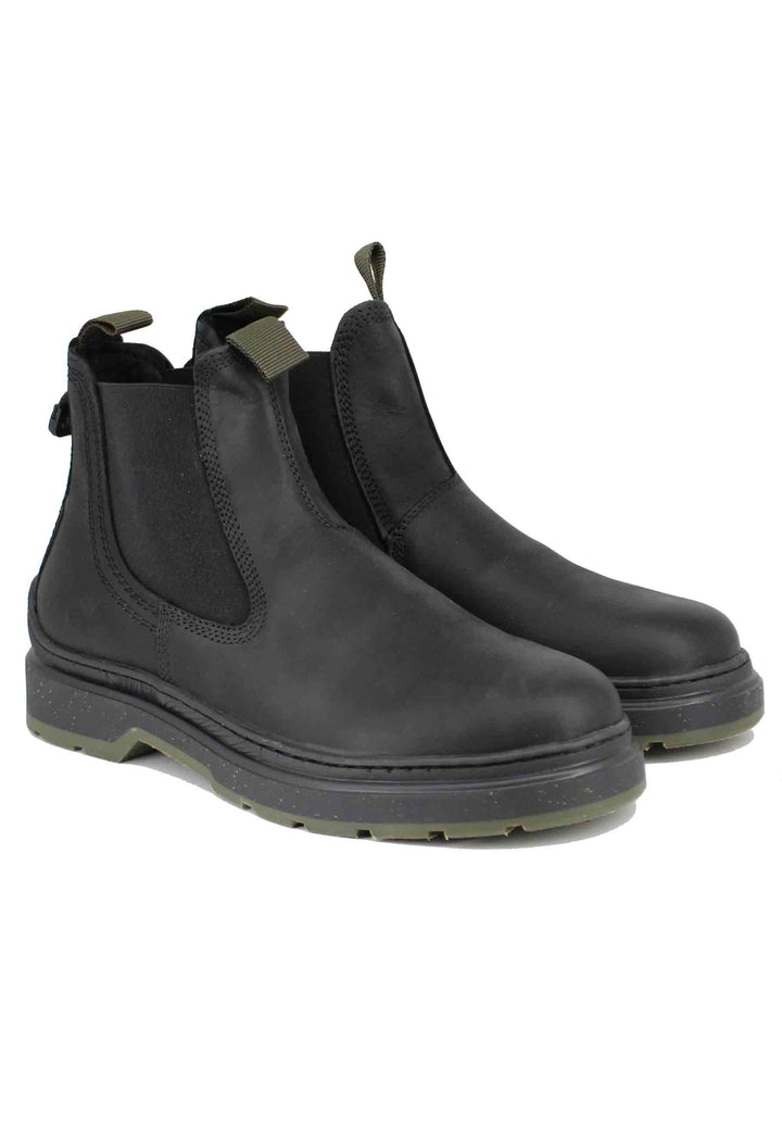 Spatarella Stivaletti chelsea boot uomo in pelle vintage nera Red Rock Black Friday