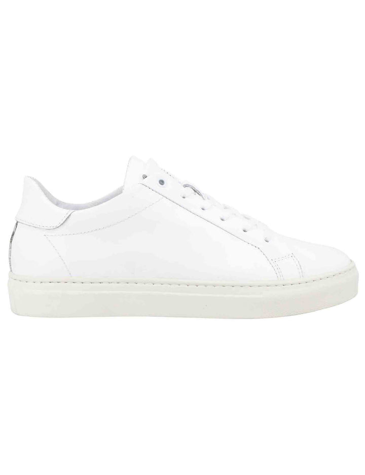 Spatarella Sneakers uomo in pelle bianca Offerte speciali