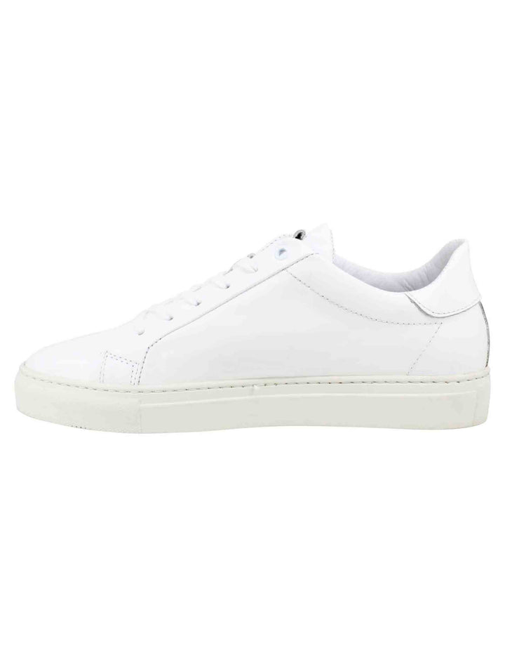 Spatarella Sneakers uomo in pelle bianca Offerte speciali