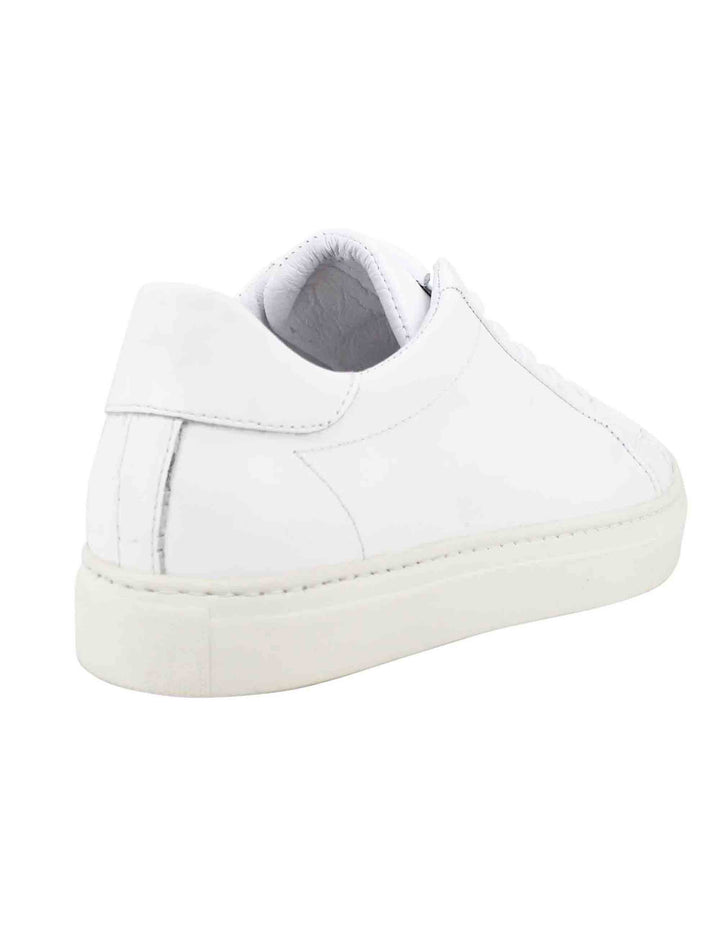 Spatarella Sneakers uomo in pelle bianca Offerte speciali