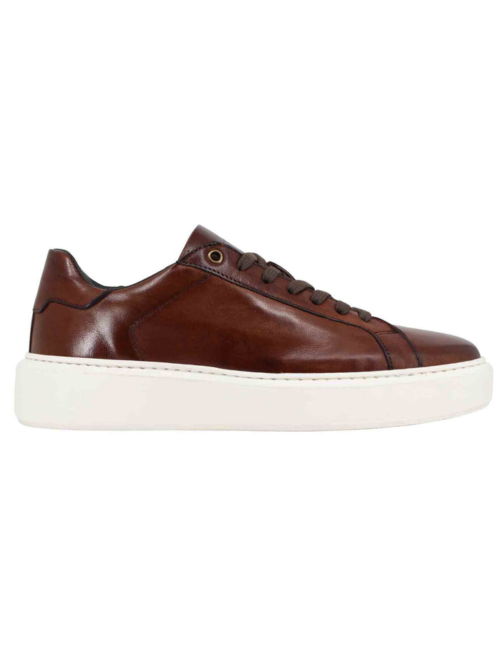 Spatarella Sneakers uomo in pelle cuoio con suola alta ulta light Enormi risparmi