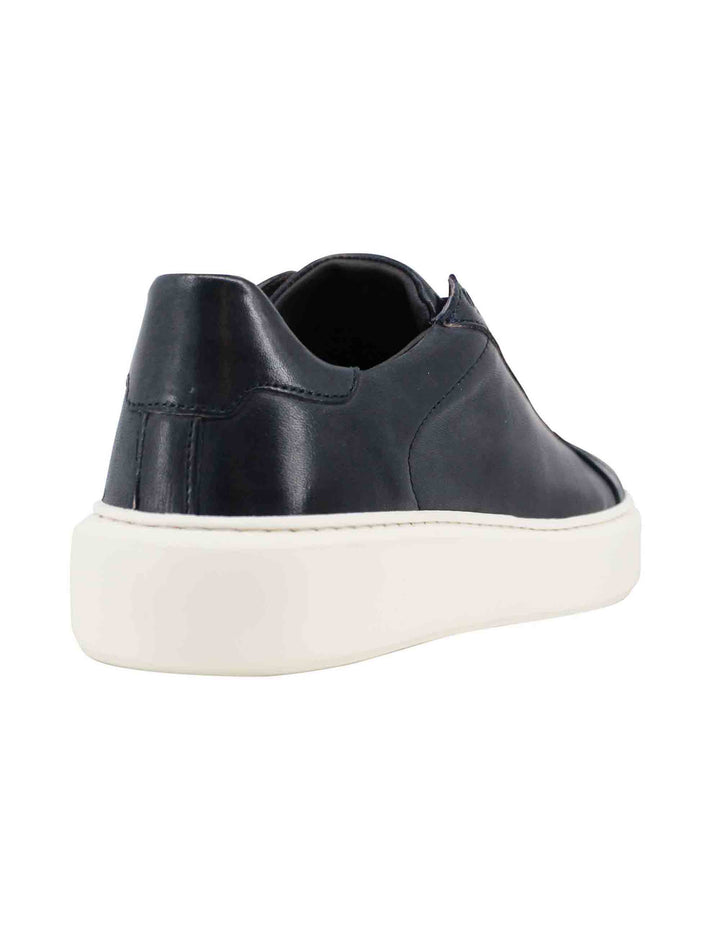Spatarella Sneakers uomo in pelle blu con suola alta ulta light Sconti VIP